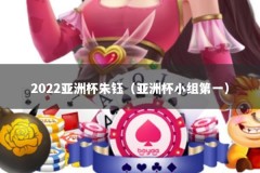 2022亚洲杯朱钰（亚洲杯小组第一）