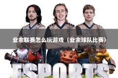 业余联赛怎么玩游戏（业余球队比赛）